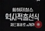 Image of PM Kim II Sung and Russian officials visit Steel Factory North Korea, 1948, second 3 stock footage video 65675028810