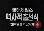 Image of PM Kim II Sung and Russian officials visit Steel Factory North Korea, 1948, second 5 stock footage video 65675028810