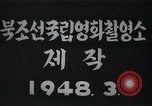 Image of Kim II Sung on North Korean Army's Anniversary Pyongyang North Korea, 1948, second 12 stock footage video 65675028811