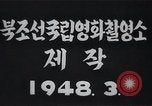 Image of Kim II Sung on North Korean Army's Anniversary Pyongyang North Korea, 1948, second 13 stock footage video 65675028811