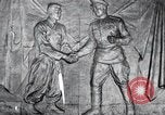 Image of Kim II Sung on North Korean Army's Anniversary Pyongyang North Korea, 1948, second 35 stock footage video 65675028811