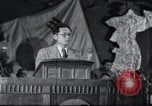 Image of Kim II Sung gives speech in meeting Pyongyang North Korea, 1948, second 1 stock footage video 65675028812