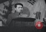 Image of Kim II Sung gives speech in meeting Pyongyang North Korea, 1948, second 19 stock footage video 65675028812