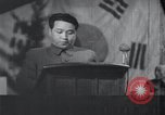 Image of Kim II Sung gives speech in meeting Pyongyang North Korea, 1948, second 28 stock footage video 65675028812