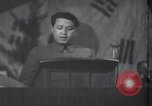 Image of Kim II Sung gives speech in meeting Pyongyang North Korea, 1948, second 39 stock footage video 65675028812