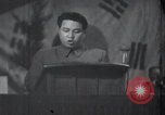Image of Kim II Sung gives speech in meeting Pyongyang North Korea, 1948, second 42 stock footage video 65675028812