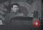 Image of Kim II Sung gives speech in meeting Pyongyang North Korea, 1948, second 47 stock footage video 65675028812