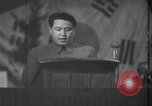 Image of Kim II Sung gives speech in meeting Pyongyang North Korea, 1948, second 49 stock footage video 65675028812