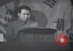 Image of Kim II Sung gives speech in meeting Pyongyang North Korea, 1948, second 54 stock footage video 65675028812