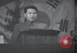 Image of Kim II Sung gives speech in meeting Pyongyang North Korea, 1948, second 56 stock footage video 65675028812