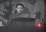 Image of Kim II Sung gives speech in meeting Pyongyang North Korea, 1948, second 60 stock footage video 65675028812