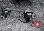 Image of US-Russian soldiers answer field telephones Kaesong Korea 38th Parallel, 1945, second 5 stock footage video 65675028818