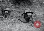 Image of US-Russian soldiers answer field telephones Kaesong Korea 38th Parallel, 1945, second 6 stock footage video 65675028818