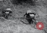 Image of US-Russian soldiers answer field telephones Kaesong Korea 38th Parallel, 1945, second 7 stock footage video 65675028818