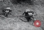 Image of US-Russian soldiers answer field telephones Kaesong Korea 38th Parallel, 1945, second 9 stock footage video 65675028818
