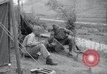 Image of US-Russian soldiers answer field telephones Kaesong Korea 38th Parallel, 1945, second 20 stock footage video 65675028818