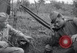 Image of US-Russian soldiers answer field telephones Kaesong Korea 38th Parallel, 1945, second 31 stock footage video 65675028818