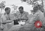 Image of US-Russian soldiers answer field telephones Kaesong Korea 38th Parallel, 1945, second 35 stock footage video 65675028818