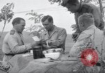 Image of US-Russian soldiers answer field telephones Kaesong Korea 38th Parallel, 1945, second 37 stock footage video 65675028818