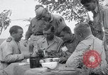 Image of US-Russian soldiers answer field telephones Kaesong Korea 38th Parallel, 1945, second 46 stock footage video 65675028818