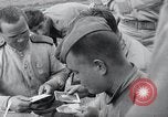 Image of US-Russian soldiers answer field telephones Kaesong Korea 38th Parallel, 1945, second 48 stock footage video 65675028818