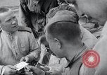 Image of US-Russian soldiers answer field telephones Kaesong Korea 38th Parallel, 1945, second 50 stock footage video 65675028818