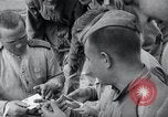 Image of US-Russian soldiers answer field telephones Kaesong Korea 38th Parallel, 1945, second 51 stock footage video 65675028818