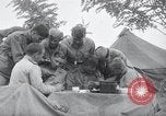 Image of US-Russian soldiers answer field telephones Kaesong Korea 38th Parallel, 1945, second 61 stock footage video 65675028818