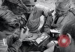Image of US-Russian soldiers listen guitar Kaesong Korea 38th Parallel, 1945, second 12 stock footage video 65675028819