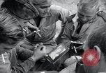 Image of US-Russian soldiers listen guitar Kaesong Korea 38th Parallel, 1945, second 13 stock footage video 65675028819