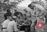 Image of US-Russian soldiers listen guitar Kaesong Korea 38th Parallel, 1945, second 29 stock footage video 65675028819