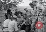 Image of US-Russian soldiers listen guitar Kaesong Korea 38th Parallel, 1945, second 30 stock footage video 65675028819