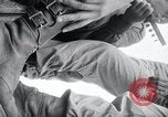 Image of US-Russian soldiers listen guitar Kaesong Korea 38th Parallel, 1945, second 38 stock footage video 65675028819