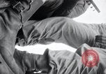 Image of US-Russian soldiers listen guitar Kaesong Korea 38th Parallel, 1945, second 39 stock footage video 65675028819