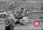 Image of US-Russian soldiers listen guitar Kaesong Korea 38th Parallel, 1945, second 51 stock footage video 65675028819