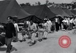 Image of Korean refugees at Tent City Kaesong Korea, 1947, second 28 stock footage video 65675028822