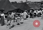 Image of Korean refugees at Tent City Kaesong Korea, 1947, second 29 stock footage video 65675028822