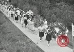Image of Independene Day celebrations at Tower of Liberation Pyongyang North Korea, 1948, second 3 stock footage video 65675028836