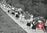 Image of Independene Day celebrations at Tower of Liberation Pyongyang North Korea, 1948, second 4 stock footage video 65675028836