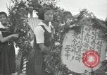 Image of Independene Day celebrations at Tower of Liberation Pyongyang North Korea, 1948, second 7 stock footage video 65675028836