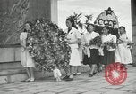 Image of Independene Day celebrations at Tower of Liberation Pyongyang North Korea, 1948, second 33 stock footage video 65675028836