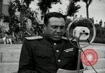 Image of Independene Day celebrations at Tower of Liberation Pyongyang North Korea, 1948, second 49 stock footage video 65675028836