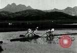 Standbild koreanischen Bauern schneiden trockenen im Reisfeld Korea, 1936, aus Sekunde 51 historischem Filmmaterial Videoclip 65675028842