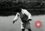 Standbild koreanischen Bauern streut Samen in Reis Bereich Korea, 1936, aus Sekunde 38 historischem Filmmaterial Videoclip 65675028844