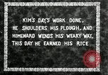 Image of Korean farmer with his bull makes way to home Korea, 1936, second 8 stock footage video 65675028848