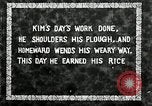 Image of Korean farmer with his bull makes way to home Korea, 1936, second 9 stock footage video 65675028848