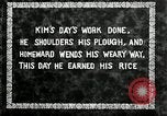 Image of Korean farmer with his bull makes way to home Korea, 1936, second 13 stock footage video 65675028848