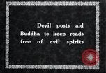 Image of Devil Post in crop field Korea, 1936, second 7 stock footage video 65675028853