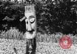 Image of Devil Post in crop field Korea, 1936, second 8 stock footage video 65675028853