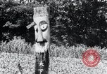 Image of Devil Post in crop field Korea, 1936, second 10 stock footage video 65675028853